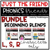 Beginning Blends BUNDLE, Phonics Friends Character Only, J