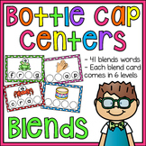 Beginning Blends CCVC Words Bottle Cap Centers (L R and S Blends Words)