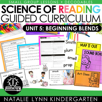 Preview of Science of Reading Guided Curriculum Unit 5: Beginning Blends Decodables