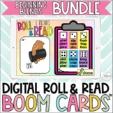 Beginning Blends Digital Roll and Read Boom Cards Bundle