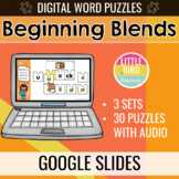 Beginning Blends - Digital Word Puzzles | Distance Learnin