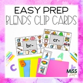 Beginning Blends Easy Prep Clip Cards 