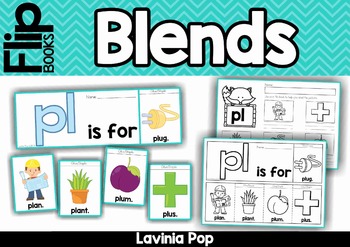 S, L, R Blends Flip Books - Elementary Nest