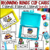 Beginning Blends L Blends, R Blends, S Blends, Clip Cards 