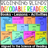 Beginning Blends (L, S and R) Decodable Readers & Lesson P