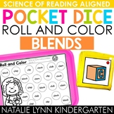 Beginning Blends Literacy Centers Pocket Dice Roll and Col
