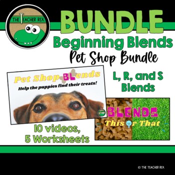 Preview of Beginning Blends Pet Shop Bundle (L, R, and S Blends)