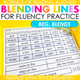 Beginning Blends Phonics Blending Lines Fluency Grids Scie