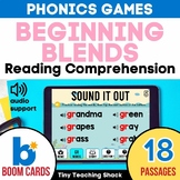 Beginning Blends Phonics Reading Comprehension Bundle