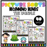 Beginning Blends Picture Card Sorts | R, S, and L-Blends