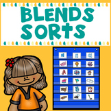 Beginning Blends Pocket Chart Sorts and Worksheets