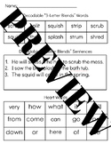 Beginning Blends - Reading Fluency Sheets