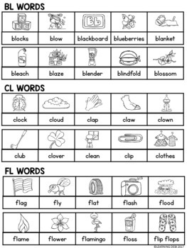 beginning blends worksheets l r s blend cut and paste by learning desk