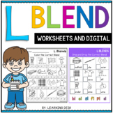 Consonant Beginning L Blends Worksheets Kindergarten First