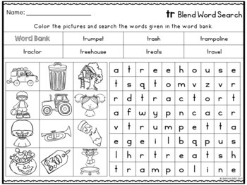 beginning blends worksheets consonant blend worksheets l r s blends