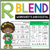 Consonant Beginning R Blends Worksheets Kindergarten First