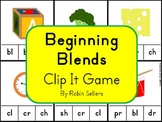 Beginning Blends and Digraphs Clip It Game