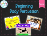 Beginning Body Percussion Bundle (Popular): Get Ready for This, Happy, Waka Waka