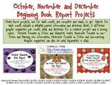 Beginning Book Report Projects (Oct. Nov. Dec.)