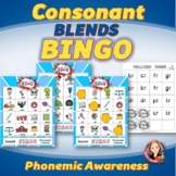 Beginning Consonant Blends Bingo Game for Phonemic Awareness