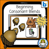Beginning Consonant Blends Boom Cards - BR, CL, CR, DR, GL