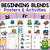 Beginning Consonant Blends Phonics Posters & Activities