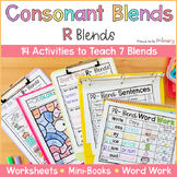 Beginning Consonant Blends Worksheets & Word Work: br, cr,