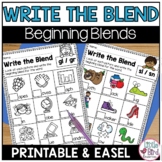 Beginning Consonant Blends Worksheets | Write the Blend 