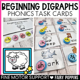 Beginning Digraphs - Word Work Phonics Task Cards