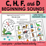 Beginning Consonant Sounds Games C H F D Letter Name Alpha