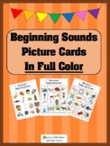 Beginning Consonant Sounds Picture Cards in Full Color