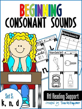 Preview of Beginning Consonant Sounds Set 5: K, N, D