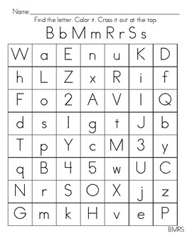 Beginning Consonants (CVC Letters BMRS) by Jennifer Chilton | TpT