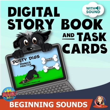 Preview of Beginning Consonants Story Book Phonics Practice for Distance Learning