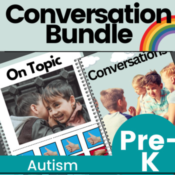 Preview of Beginning Conversation Skills Mini Unit for Preschool & Early Elementary Autism