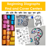 Beginning Diagraphs Find and Cover Center or Small Group A