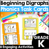 Beginning Digraph Task Cards - Initial Digraph Assessments
