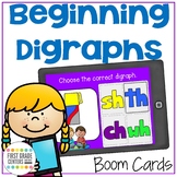 Beginning Digraphs Boom Cards Digital Games SH CH TH WH