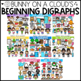Beginning Digraphs Clipart Mega Bundle by Bunny On A Cloud