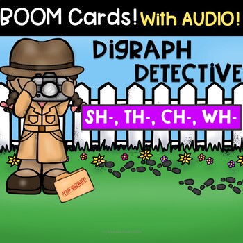 Preview of Boom Cards Phonics - Beginning Digraphs & Consonant Digraphs Games for Word Work