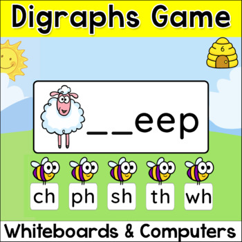 Preview of Consonant Digraphs Game - Digital Word Work for In-Class & Distance Learning