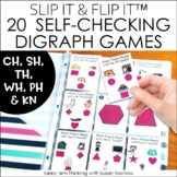 Beginning Digraphs Phonics Games | Self Checking Centers |
