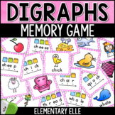 Beginning Digraphs Word Mapping Memory Game | Phonics Cent