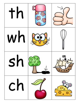 Beginning Digraphs Word Work by Sarah Hankinson | TPT