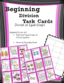 Beginning Division Equal Groups Task Cards
