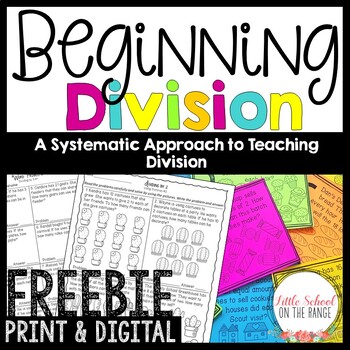 Preview of Beginning Division FREEBIE