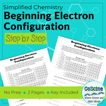 Preview of Beginning Electron Configuration