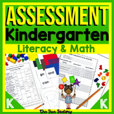 Beginning End & Mid Year Kindergarten Assessments for Math