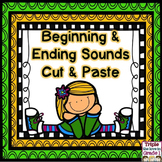 Beginning & Ending Sounds Cut & Paste