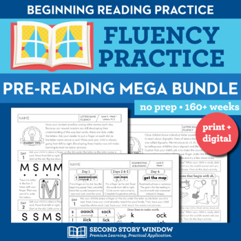 Preview of Science of Reading Fluency MEGA BUNDLE - Decoding, Letter Recognition and Sounds